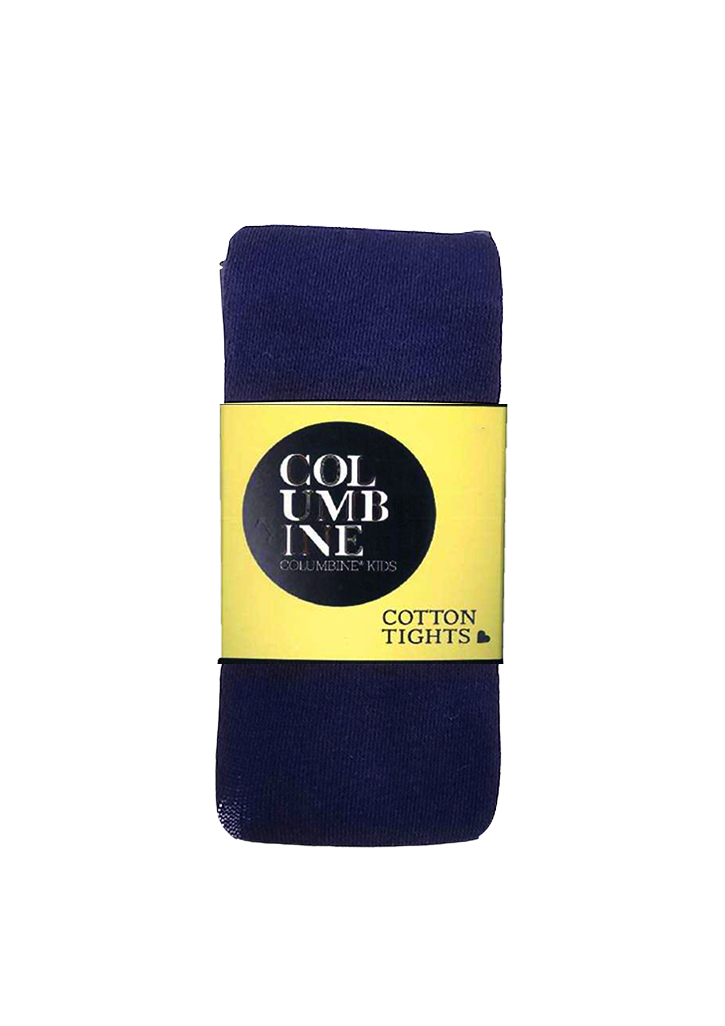 Columbine Cotton Tights Navy